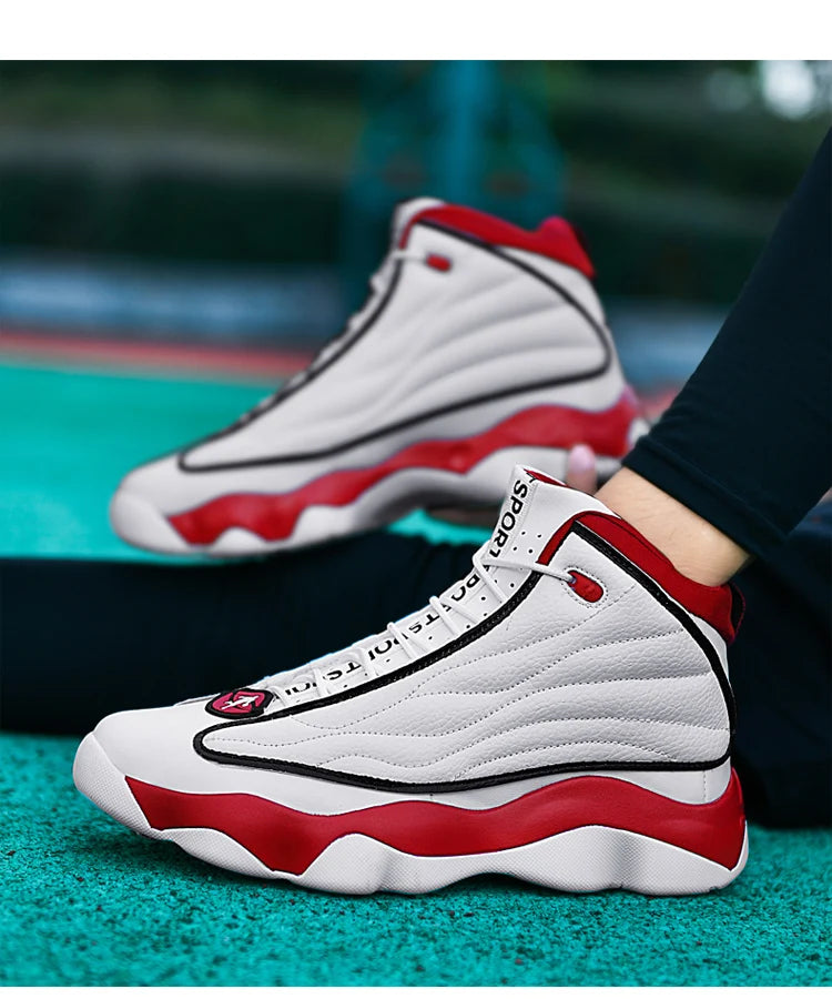 High Quality Basketball Shoes Men Sneakers Boys Basket Shoes Autumn High Top
