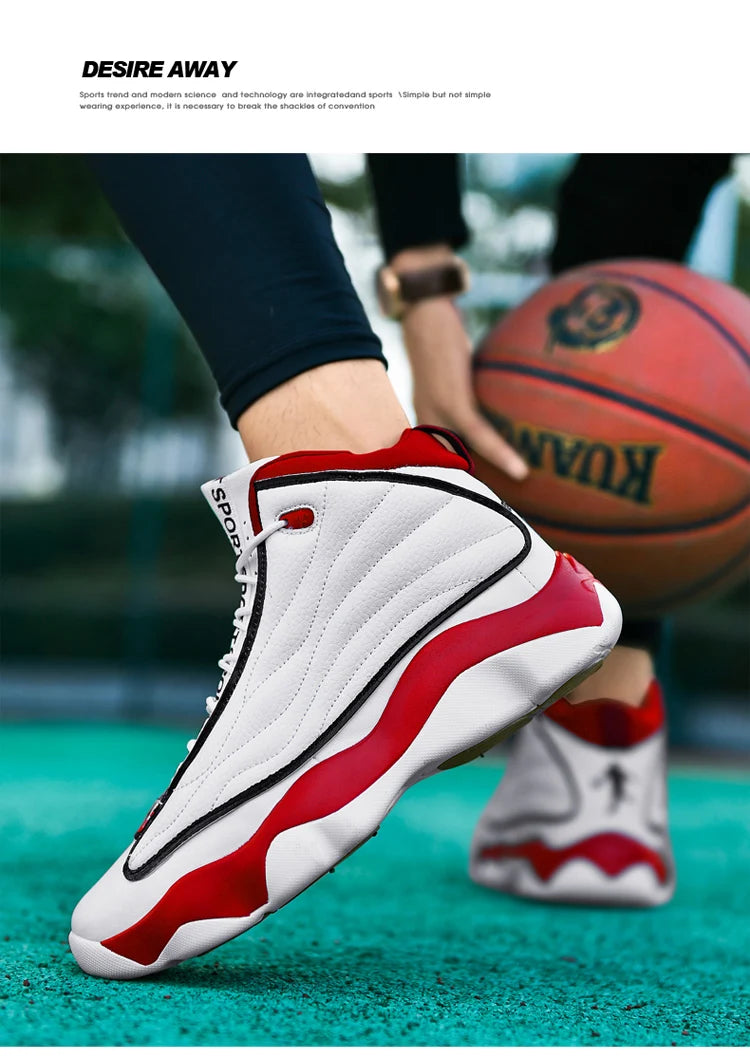 High Quality Basketball Shoes Men Sneakers Boys Basket Shoes Autumn High Top