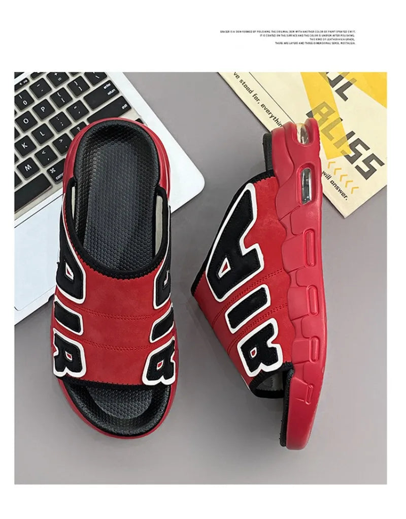 Men Slippers Man Air Cushion Designer Slippers Men's Flip Flops