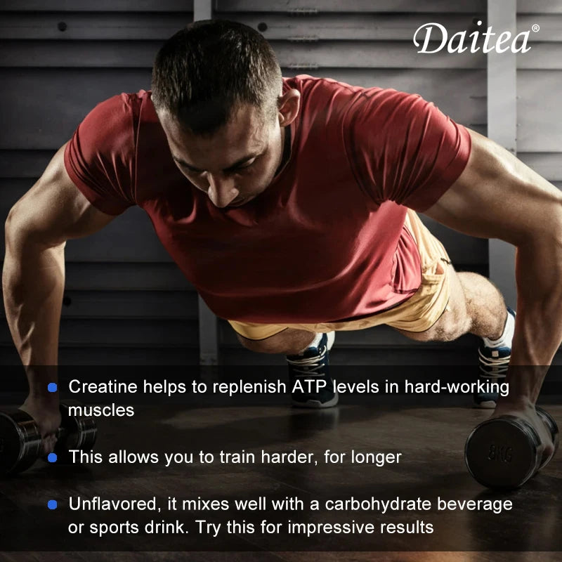 Creatine Monohydrate 3000 Mg, Easy To Absorb, Supports Strength, Muscle