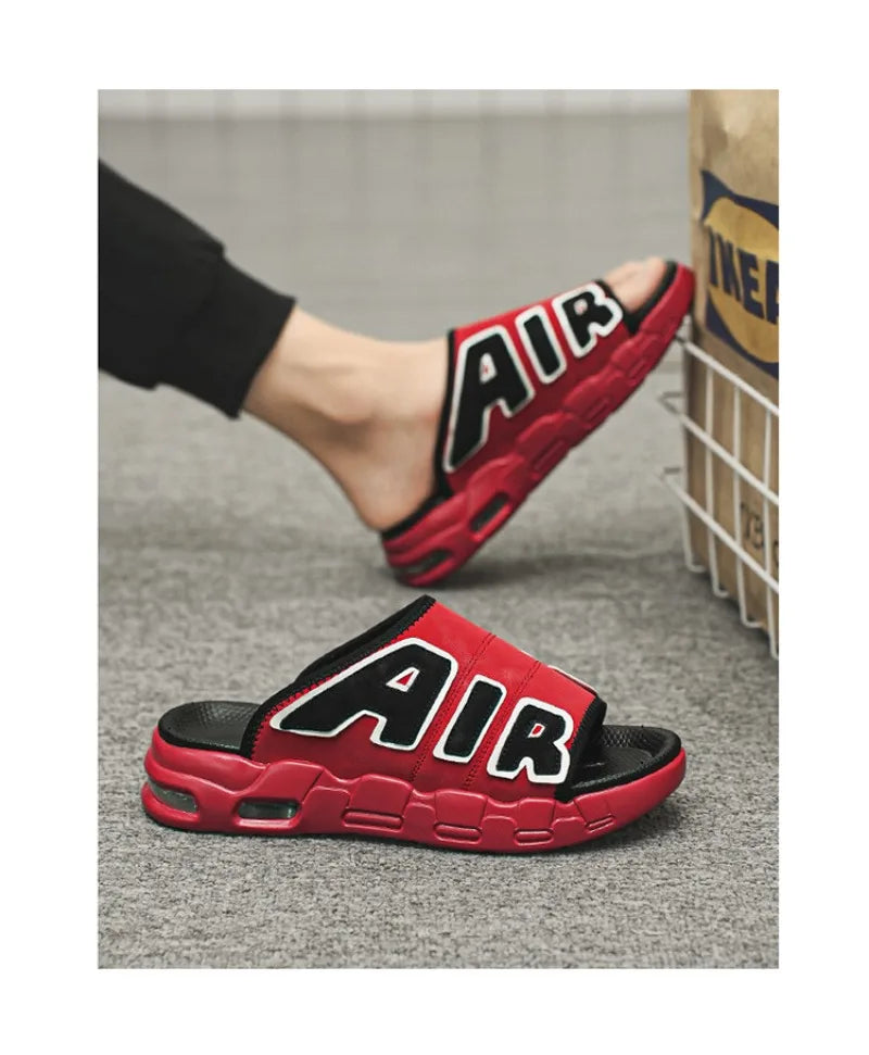 Men Slippers Man Air Cushion Designer Slippers Men's Flip Flops
