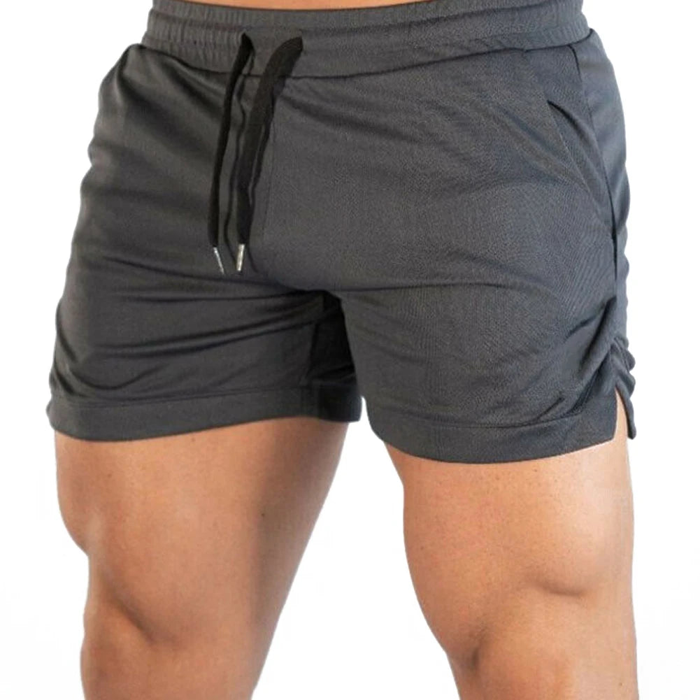 Men s Athletic Shorts Breathable Gym Running Shorts with Drawstring