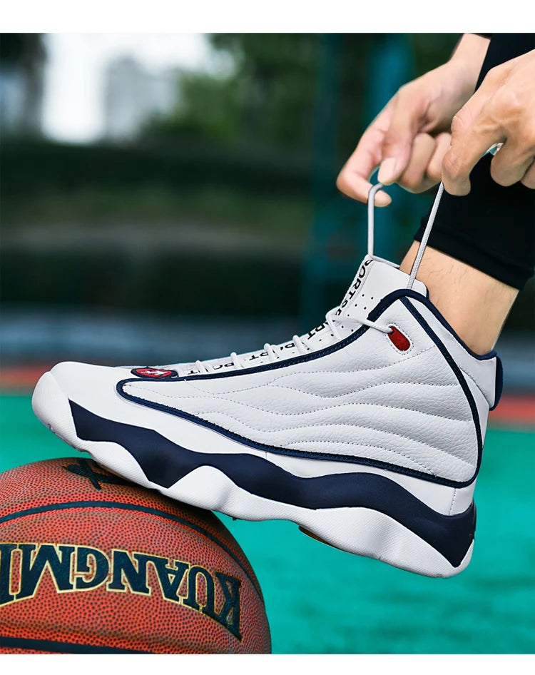 High Quality Basketball Shoes Men Sneakers Boys Basket Shoes Autumn High Top