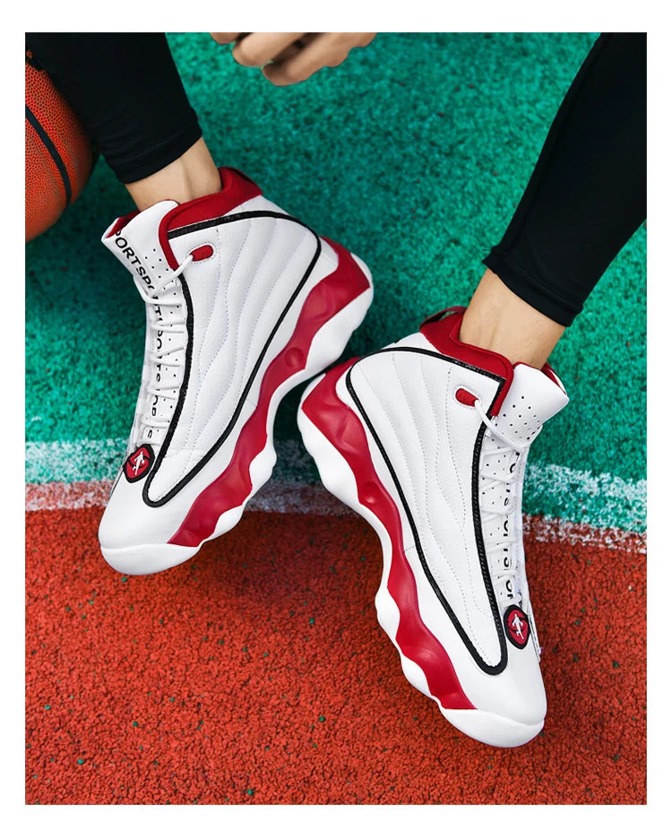 High Quality Basketball Shoes Men Sneakers Boys Basket Shoes Autumn High Top