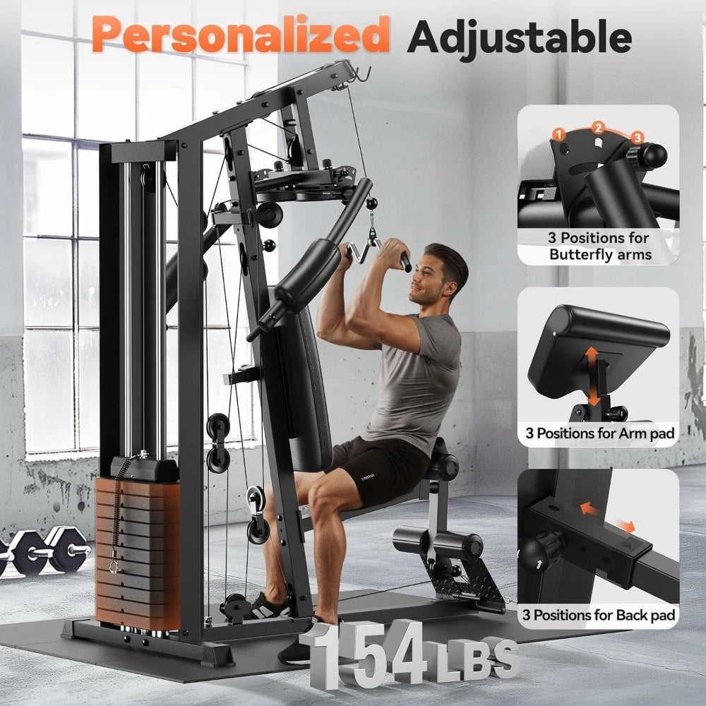 Home Gym, Multifunctional Home Gym Equipment, Workout Station with