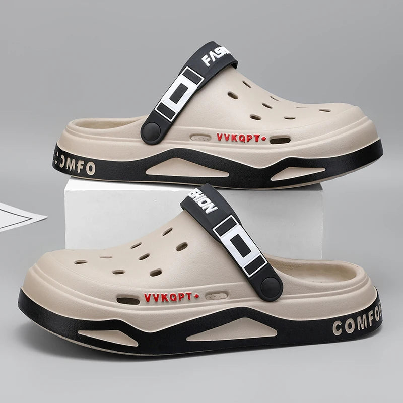 EVA Soft-soled Platform Slides Sandals Indoor Outdoor Walking Beach