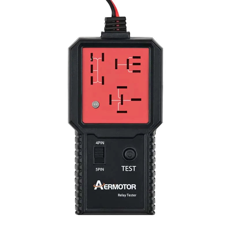 Aermotor 12-24V Car Relay Tester Electronic Automotive Relay Detector Auto Battery