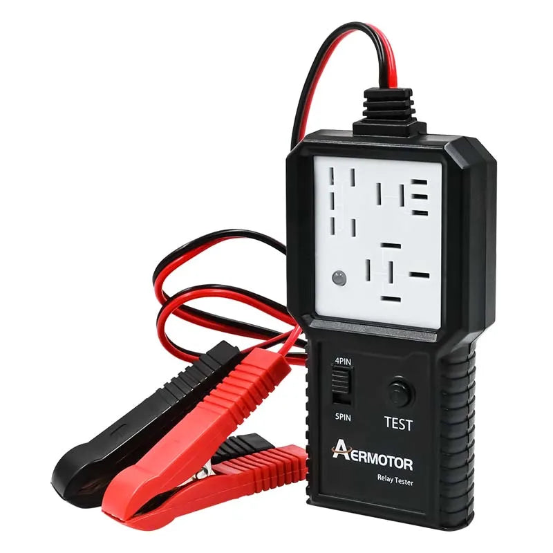 Aermotor 12-24V Car Relay Tester Electronic Automotive Relay Detector Auto Battery