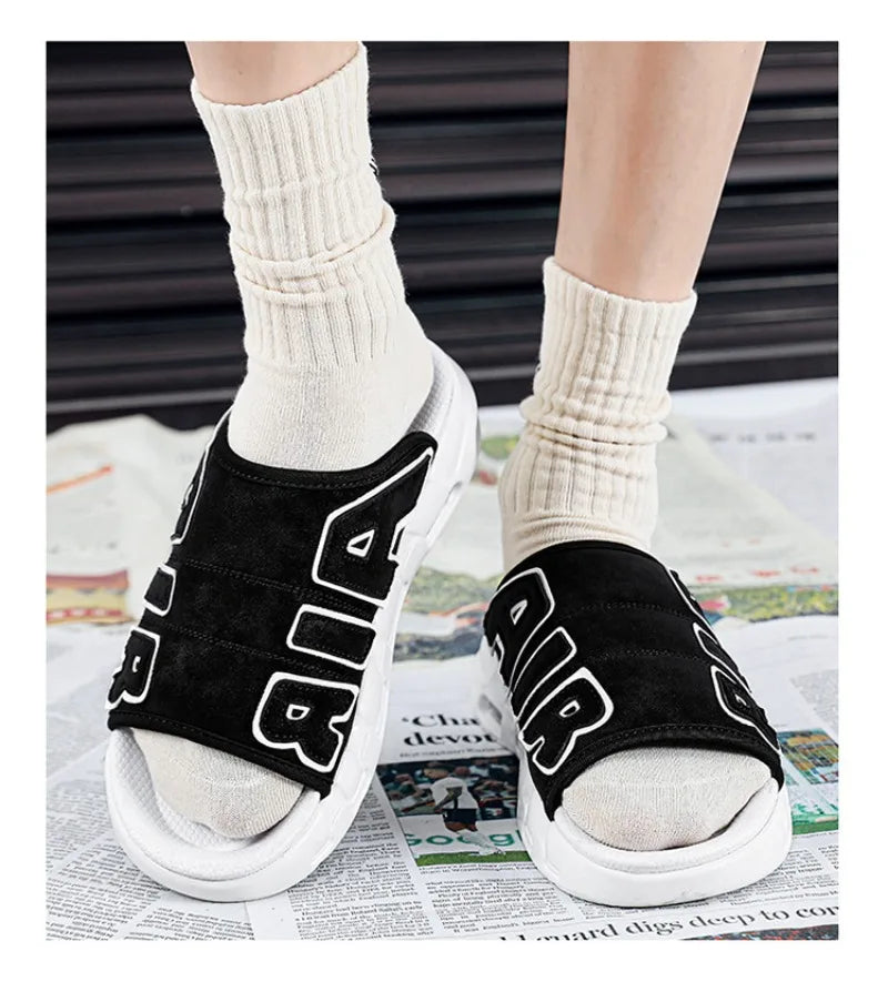 Men Slippers Man Air Cushion Designer Slippers Men's Flip Flops
