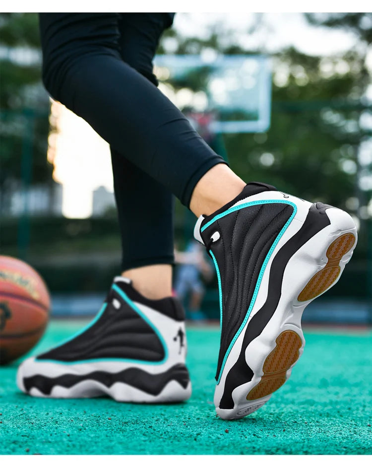 High Quality Basketball Shoes Men Sneakers Boys Basket Shoes Autumn High Top