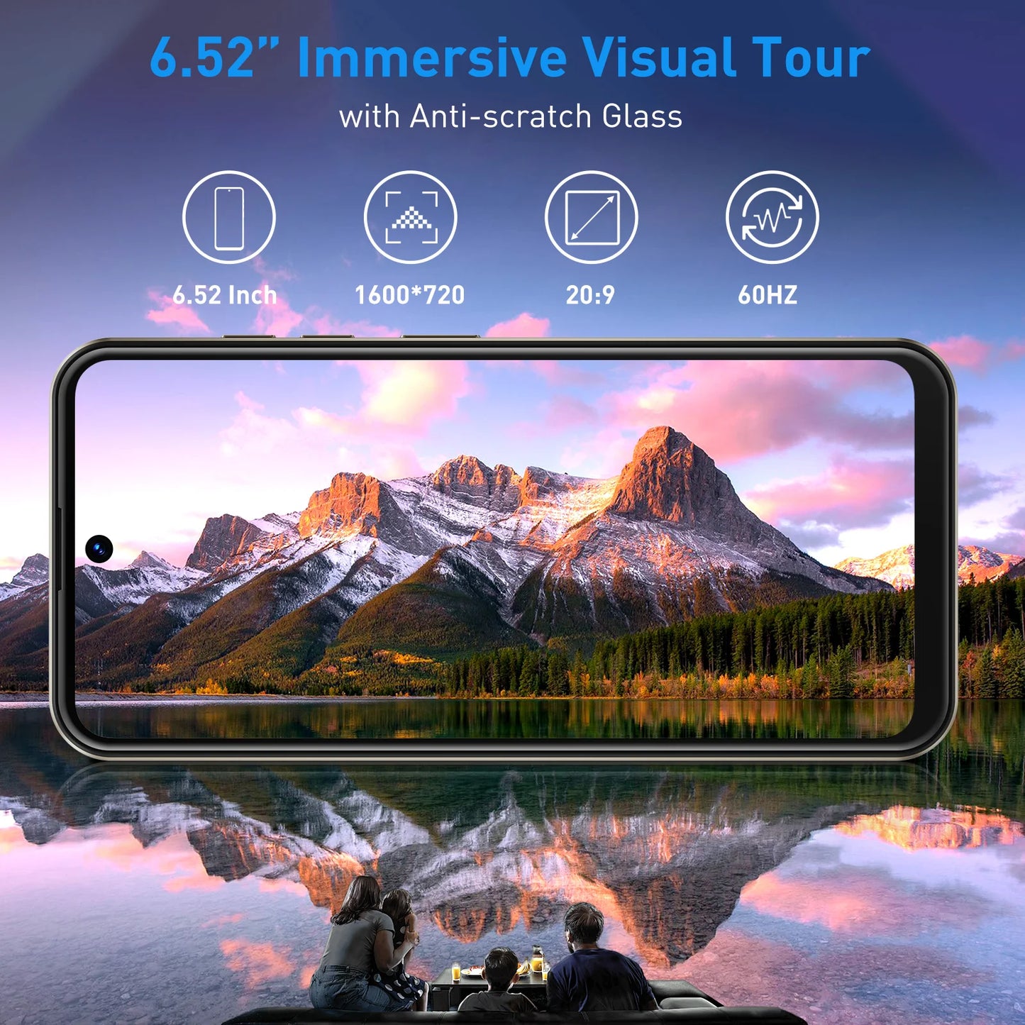 XGODY X31 New,Cell phone,6.5 inch,3GB RAM,64GB ROM,Smartphone Android,