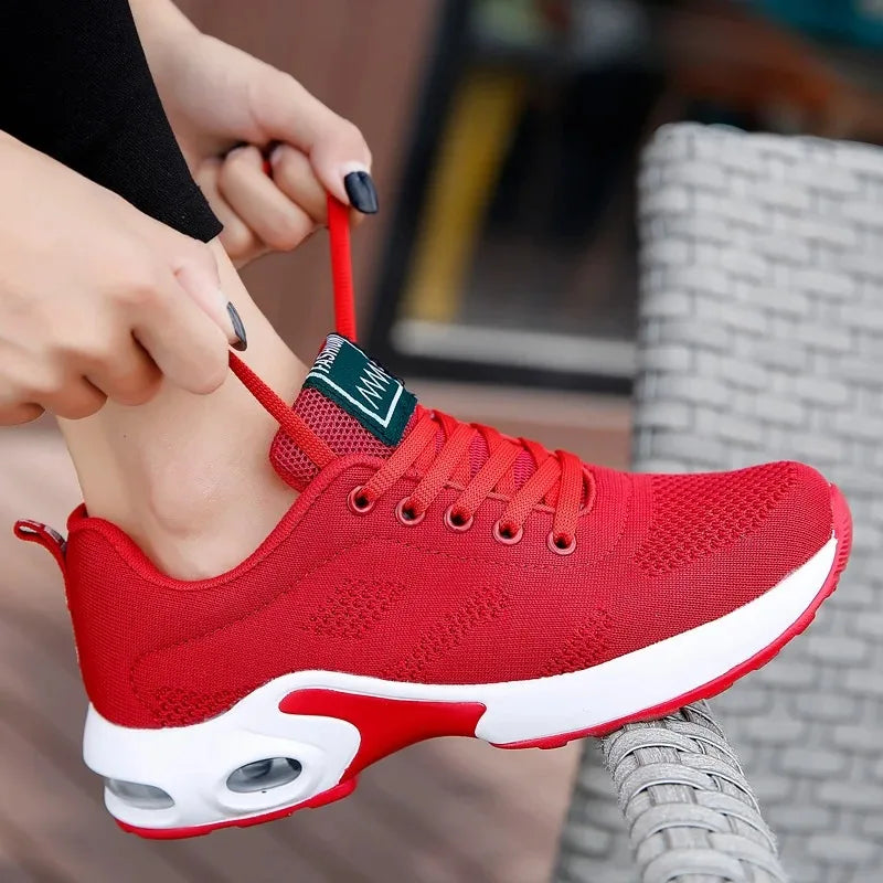 Women Sneakers Outdoor Running Air Cushion Sport Shoes Increase
