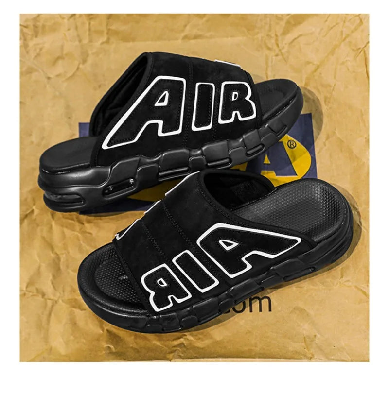 Men Slippers Man Air Cushion Designer Slippers Men's Flip Flops