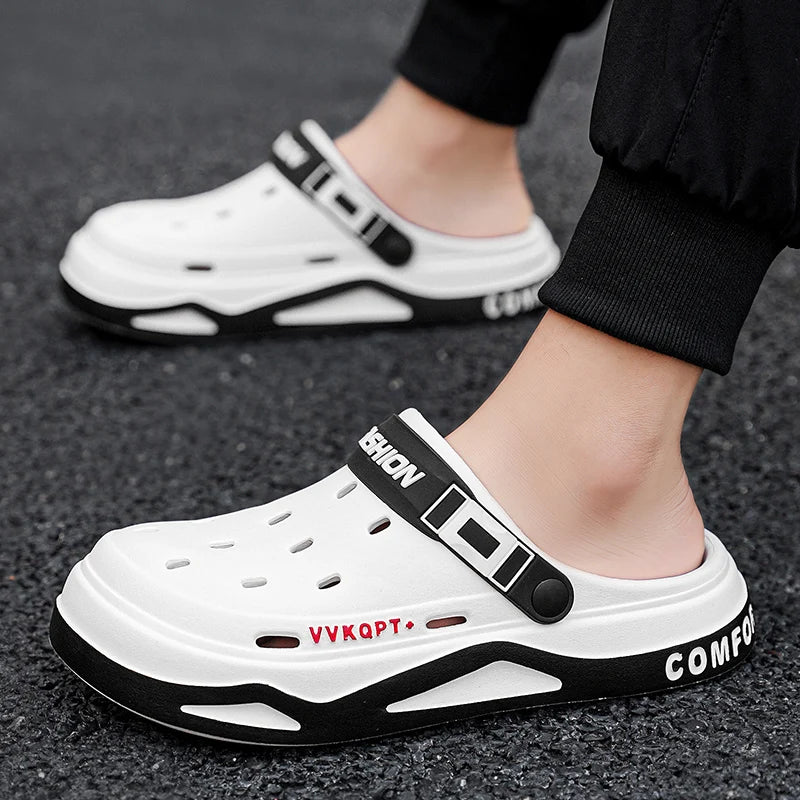 EVA Soft-soled Platform Slides Sandals Indoor Outdoor Walking Beach