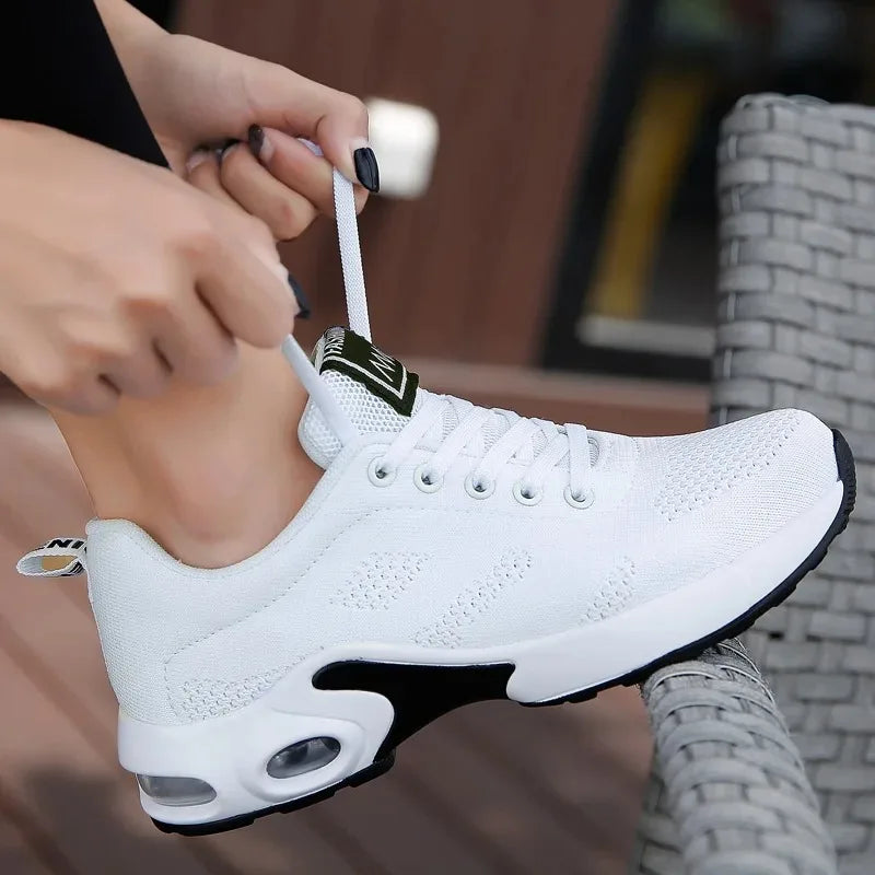 Women Sneakers Outdoor Running Air Cushion Sport Shoes Increase