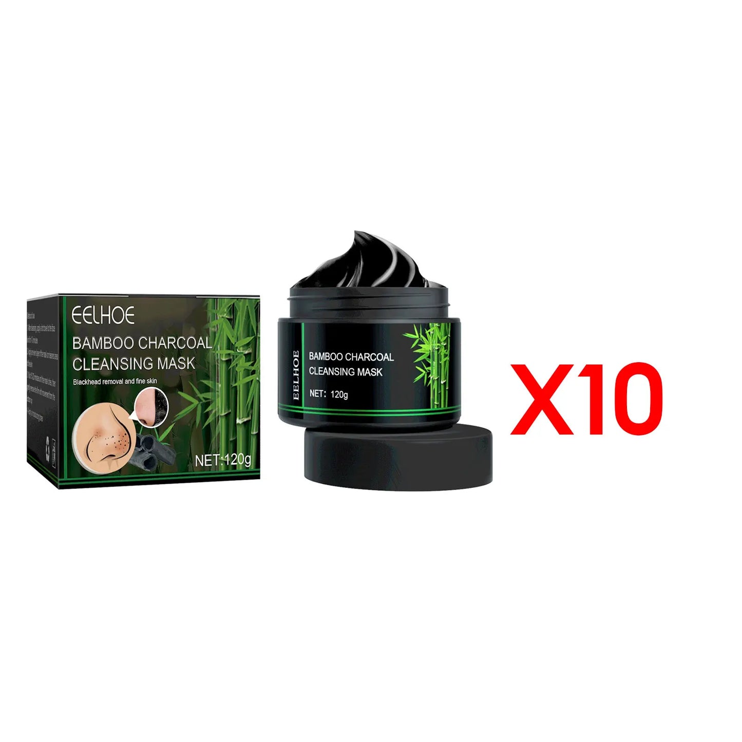 EELHOE Blackhead Remover Face Mask Oil-Control Nose Black Dots Peel off