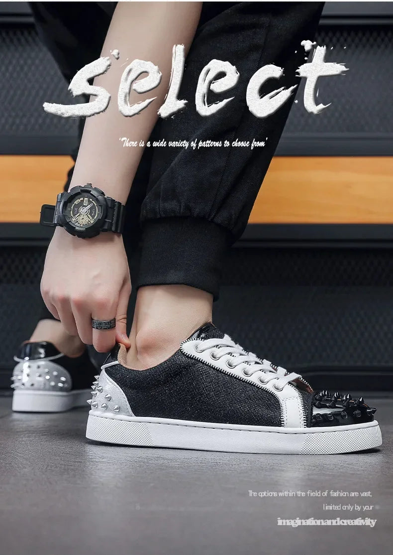 Fashion Men's Casual Shoes Leather Board Shoes for Men High Quality Classic