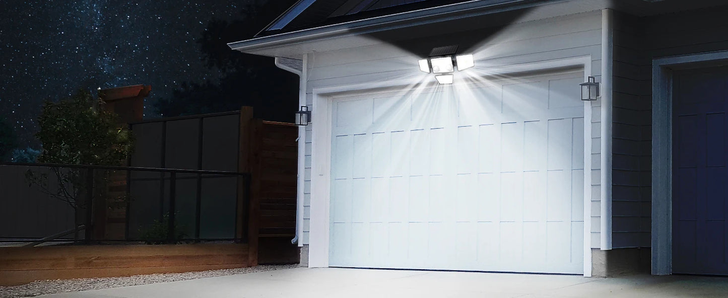 Solar Outdoor Lights - 3000LM 188 LED Motion Sensor Lights Solar