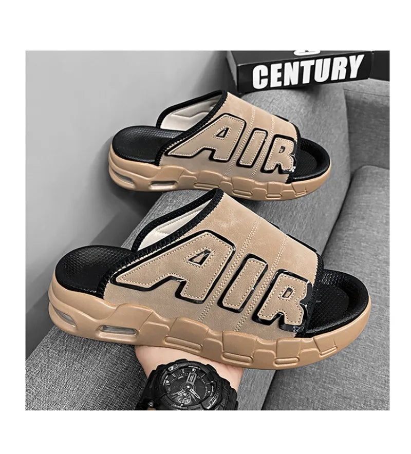 Men Slippers Man Air Cushion Designer Slippers Men's Flip Flops