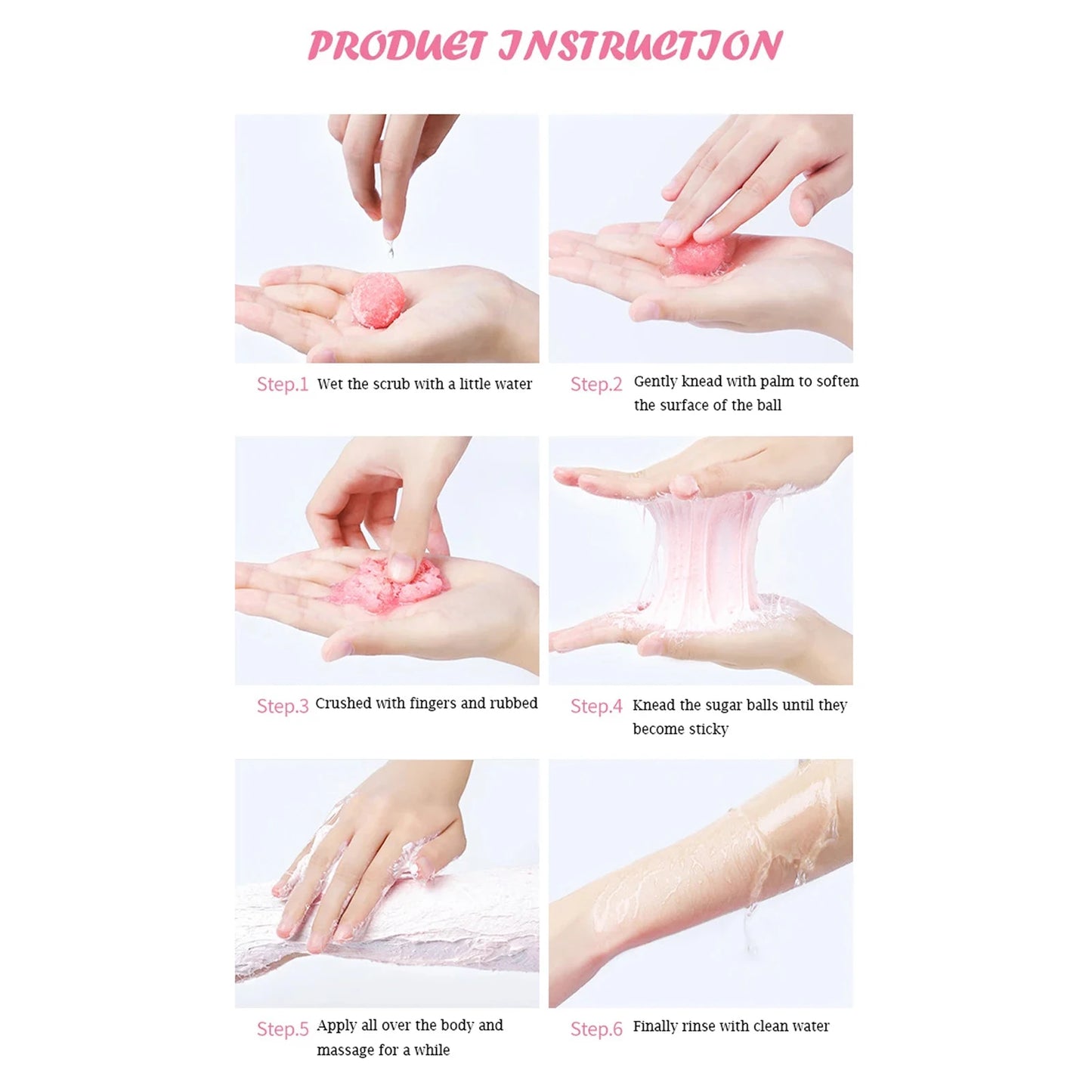 Hydrating Body Scrub Sugar Scrub Moisturize Smooth Cleansing Skin