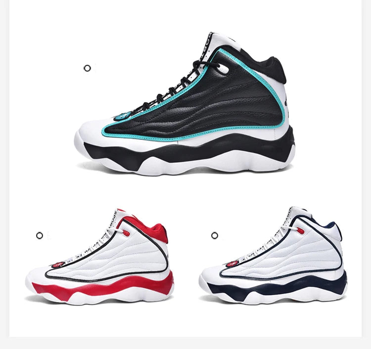 High Quality Basketball Shoes Men Sneakers Boys Basket Shoes Autumn High Top