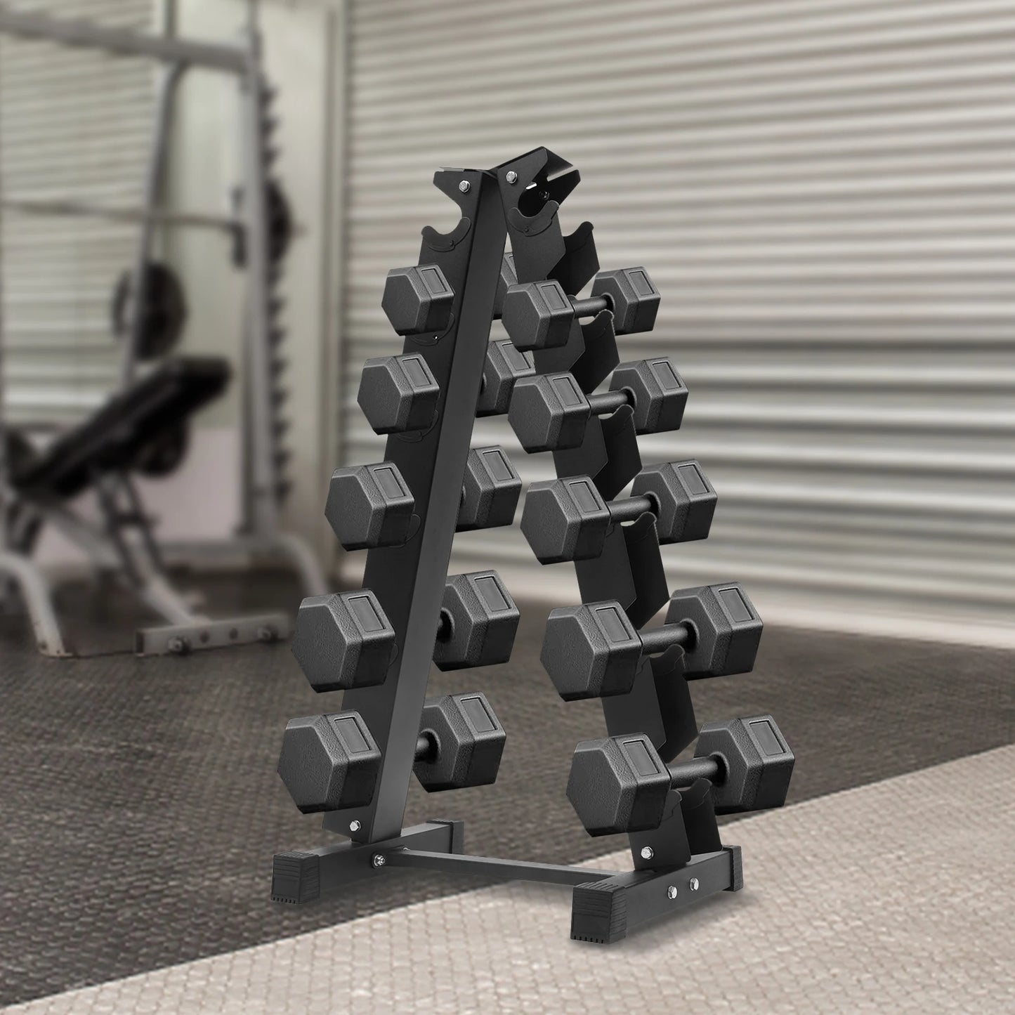 3-Tier Capacity 660 lbs Dumbbell Storage Rack Stand Multi-layer Hand-Held Dumbbell