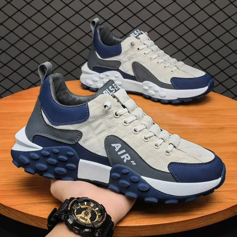 Stylish Men's Vulcanize Shoes for Leisure and Running Casual Sneakers