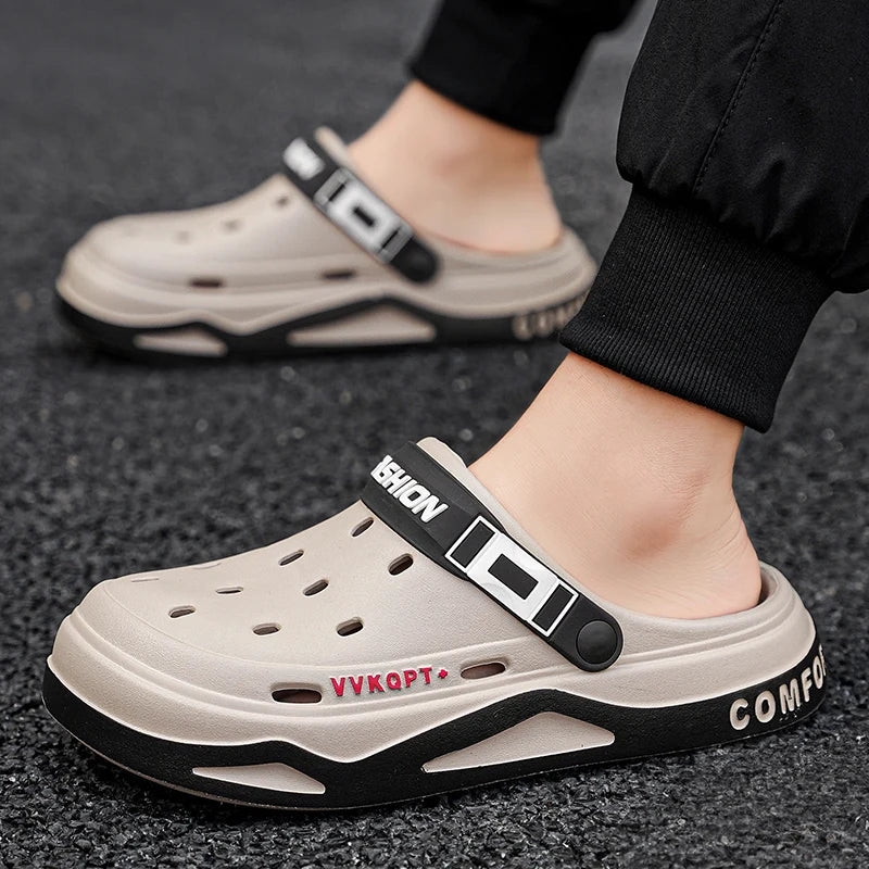 EVA Soft-soled Platform Slides Sandals Indoor Outdoor Walking Beach