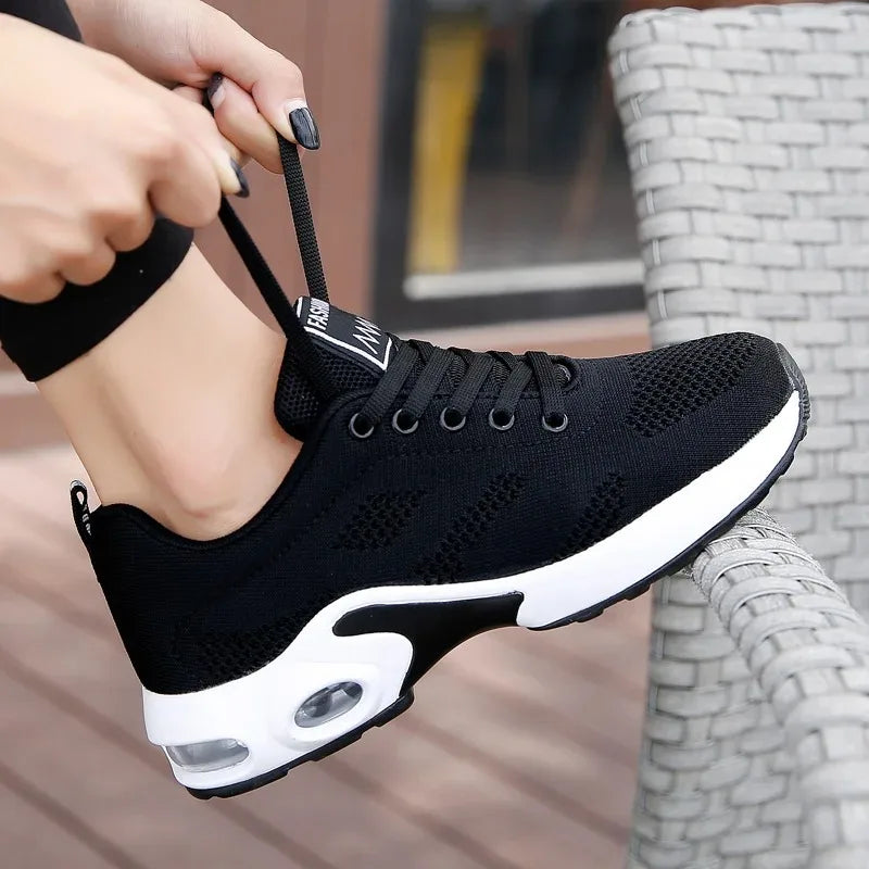 Women Sneakers Outdoor Running Air Cushion Sport Shoes Increase