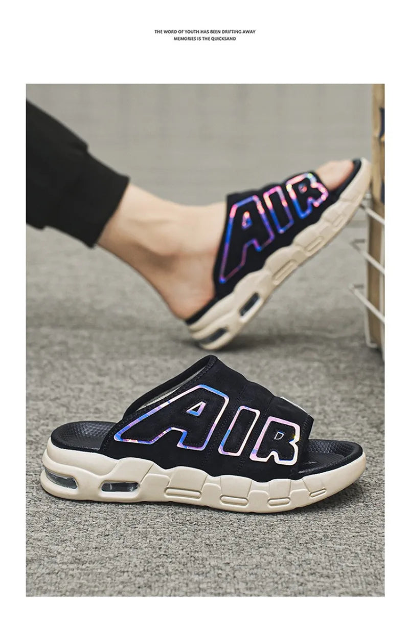 Men Slippers Man Air Cushion Designer Slippers Men's Flip Flops