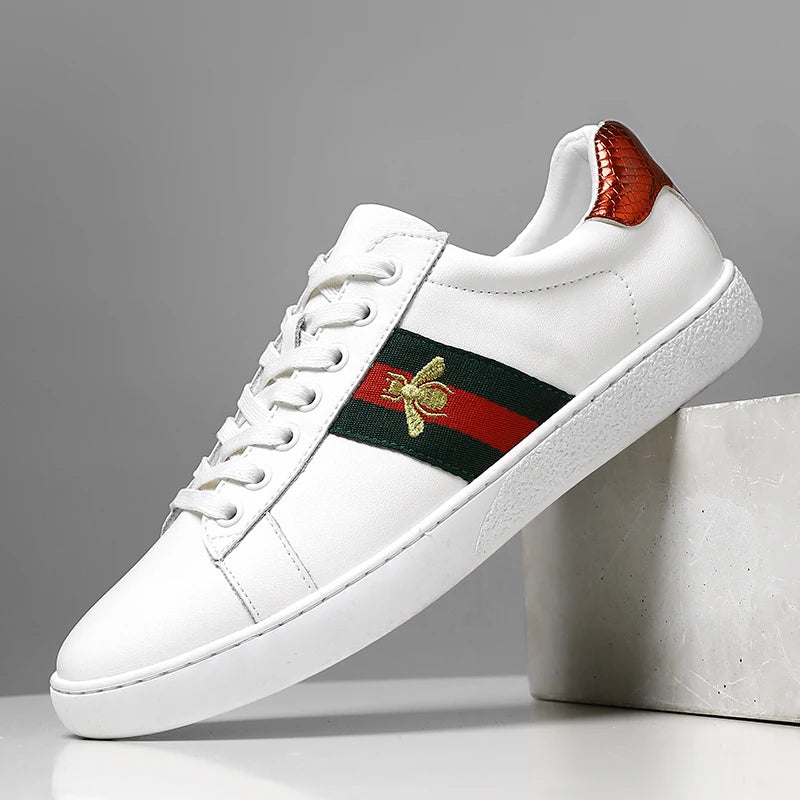 Leather Comfortable Walking Shoes Luxury Design Original Skate Shoes for Men