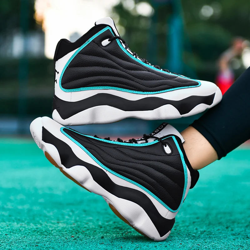 High Quality Basketball Shoes Men Sneakers Boys Basket Shoes Autumn High Top