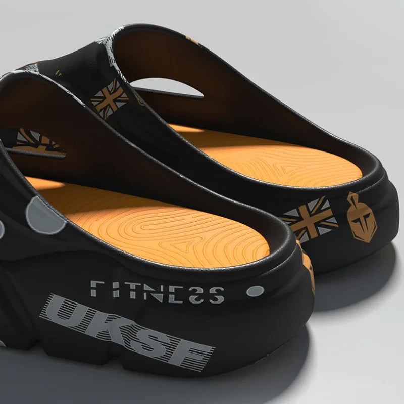 Outdoor Men Beach Shoes Non-Slip Slippers Thick Sandals Summer Casual Shoes