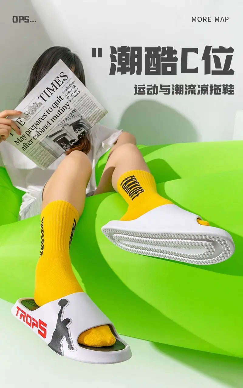 Sports Slippers Men Women Outdoor Non-Slip Couples Home Bathroom Sandals