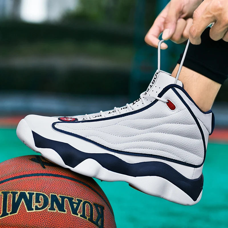 High Quality Basketball Shoes Men Sneakers Boys Basket Shoes Autumn High Top