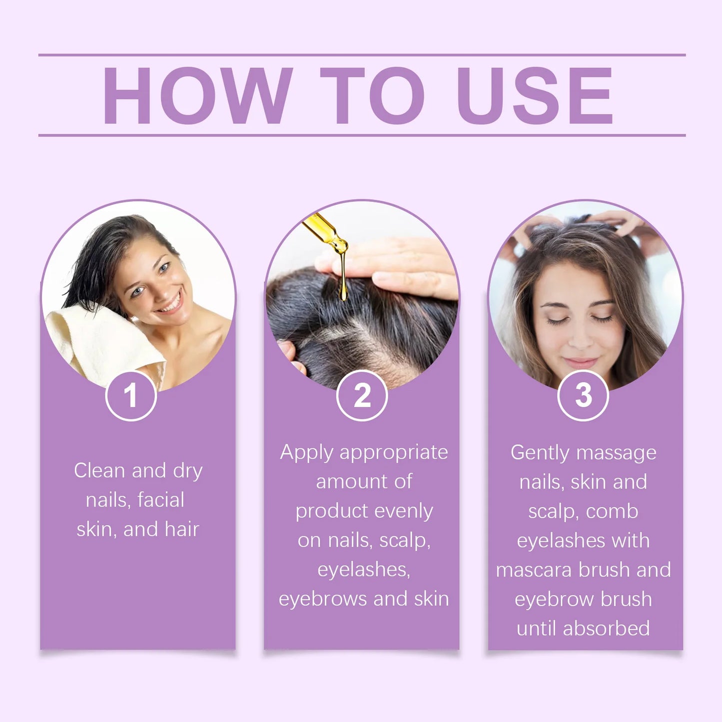 Black Castor Oil Essential Oil Makes Hair Smooth and Shiny. Multi-effect Care Essential