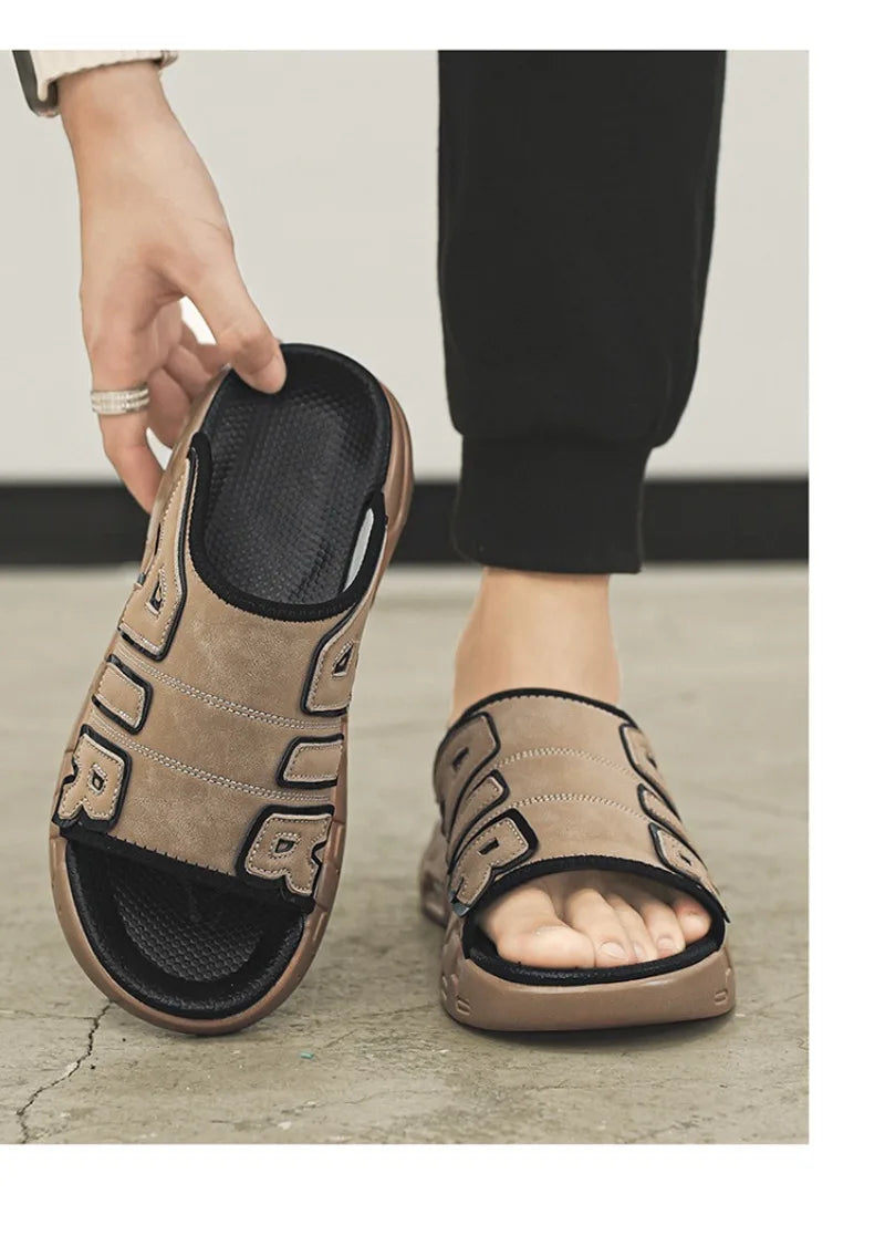 Men Slippers Man Air Cushion Designer Slippers Men's Flip Flops