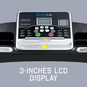 Folding Treadmill Exercise Machine - Smart Compact Digital Fitness Treadmill Workout Trainer w/Bluetooth
