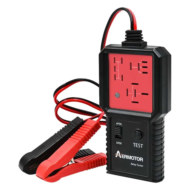 Aermotor 12-24V Car Relay Tester Electronic Automotive Relay Detector Auto Battery