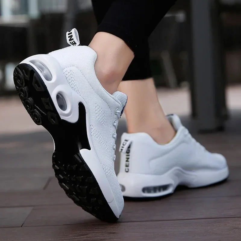 Women Sneakers Outdoor Running Air Cushion Sport Shoes Increase