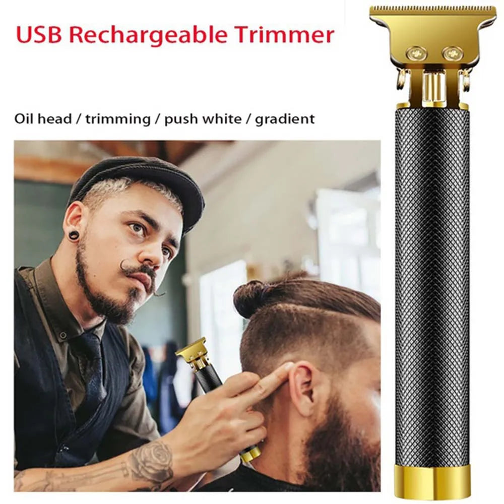 USB Rechargeable Electric Hair Clipper, Cordless Hair Trimmer Set For Hair Cutting