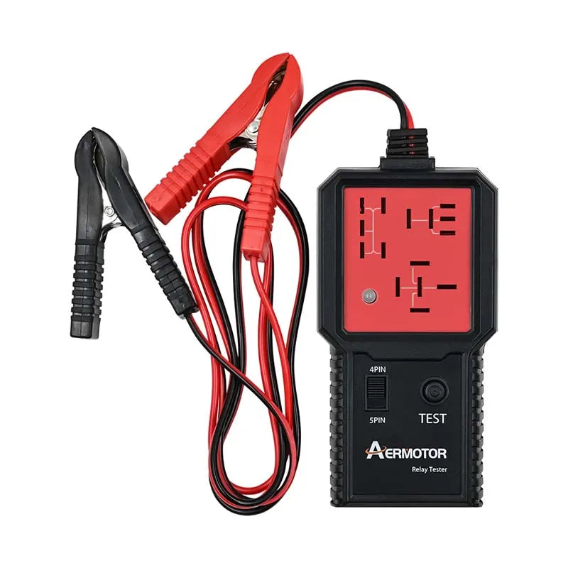 Aermotor 12-24V Car Relay Tester Electronic Automotive Relay Detector Auto Battery