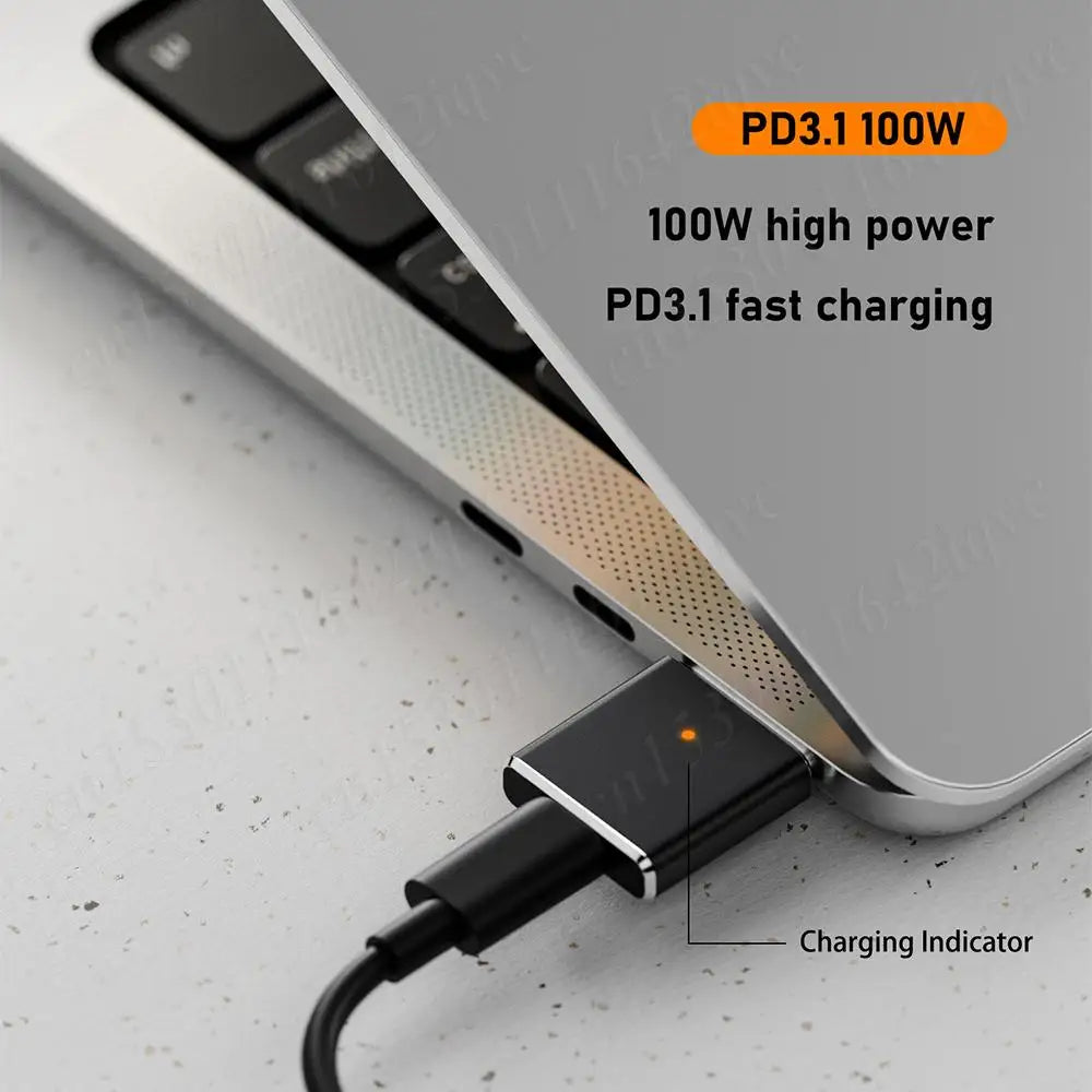 100W USB Type C to for Magsafe 3 Magnetic Charger Charging Adapter PD3. MacBook Air/Pro