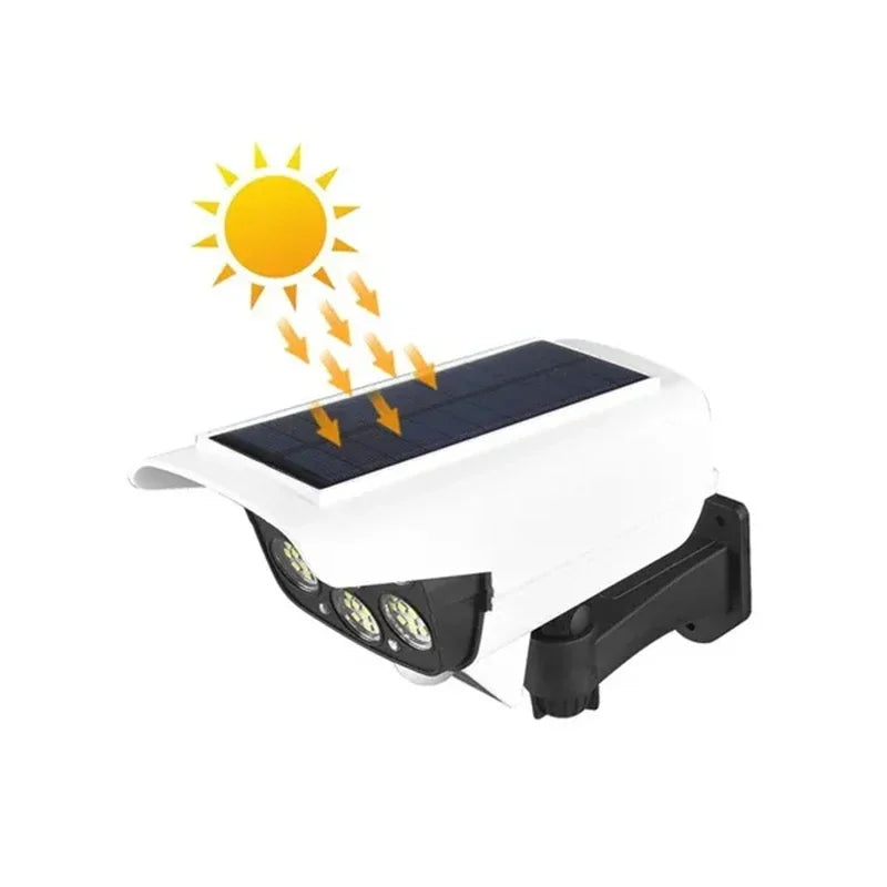 77LED Solar Light Simulation Security Dummy Camera Motion Sensor Outdoor