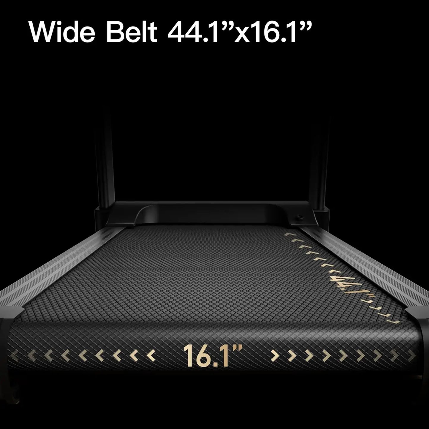 3 Level Incline Treadmill with Pulse Sensors, 3.0 HP Quiet Brushless, 8.7 MPH