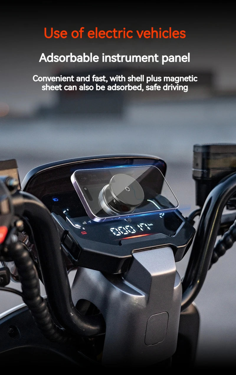 Vacuum Magnetic Car Phone Holder, Universal Suction Cup, Mirror Gym Bath Shower
