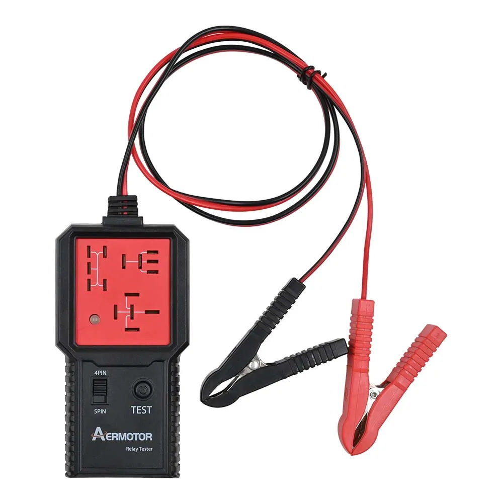 Aermotor 12-24V Car Relay Tester Electronic Automotive Relay Detector Auto Battery