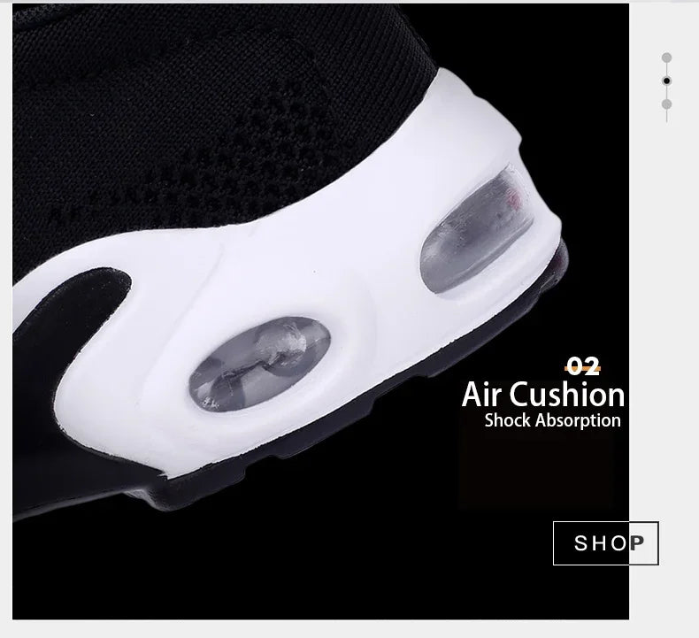 Women Sneakers Outdoor Running Air Cushion Sport Shoes Increase