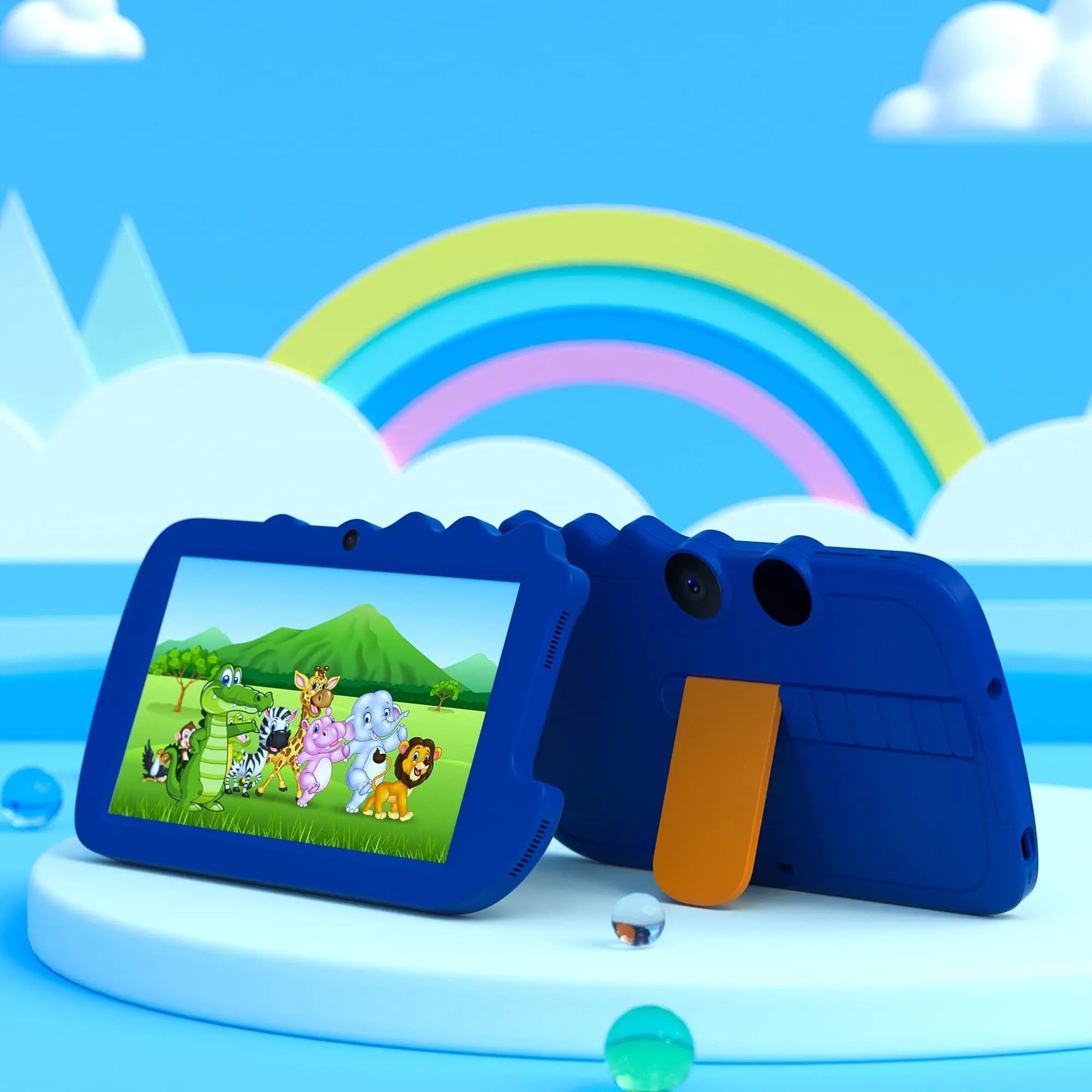 QPS Best Gift 7 inch Kids Tablet Children Pre-Installed Educational APP Android Tablet Pc for Boys Girls