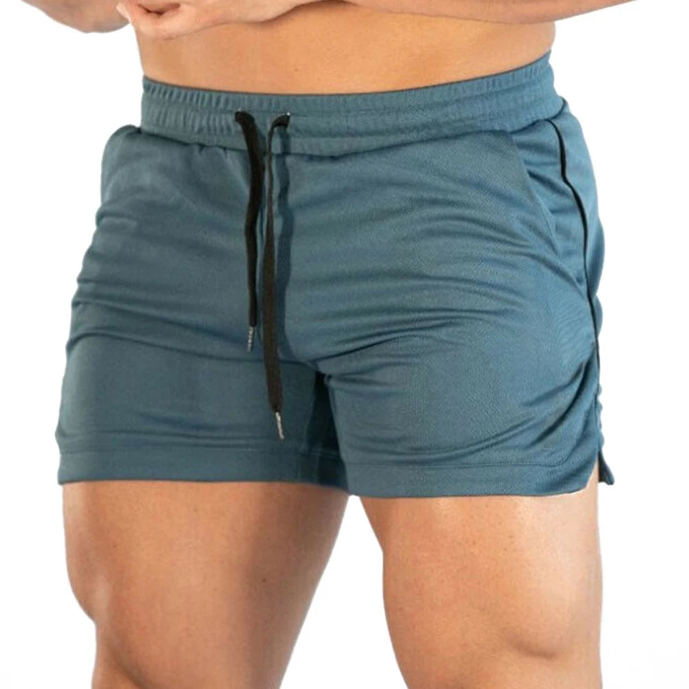 Men s Athletic Shorts Breathable Gym Running Shorts with Drawstring